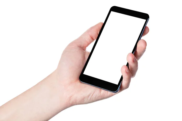 Hand with phone — Stock Photo, Image