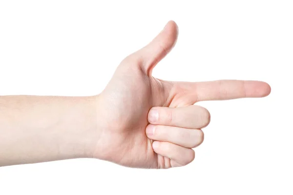 Yön işareti ile el