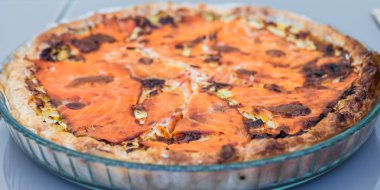 Somon Balık deniz ürünleri pizza