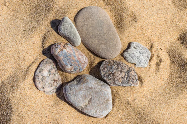 Guijarros de arena y piedra — Foto de Stock