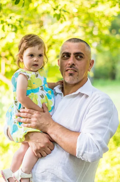 Père et petite fille — Photo