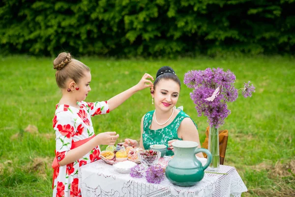 Mère avec fille — Photo