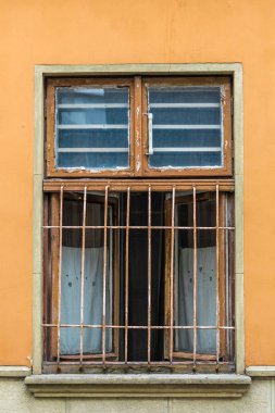 Vintage kafes pencere