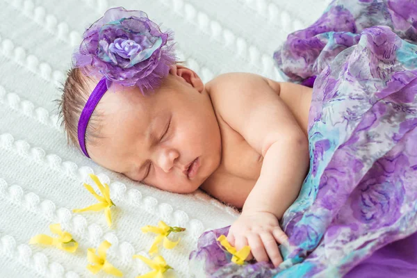 Neonato principessa bambina — Foto Stock