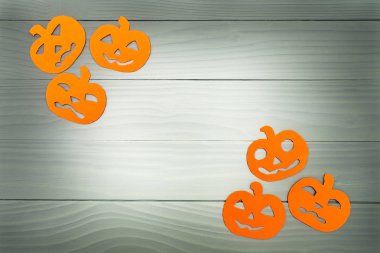 Altı farklı kabak kağıt silüeti