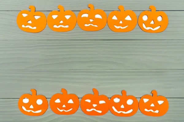 Çerçeve farklı kabak kağıt siluetleri ile