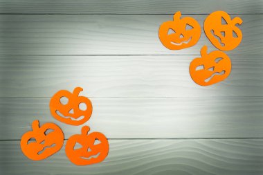 Altı farklı kabak kağıt silüeti