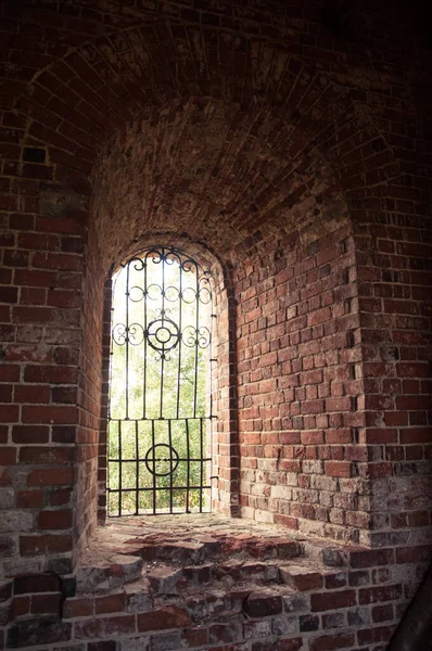 Двери Окна Детали Интерьера Заброшенной Христианской Православной Церкви — стоковое фото