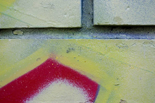 Textura Pared Colorida Pintada Aire Libre —  Fotos de Stock