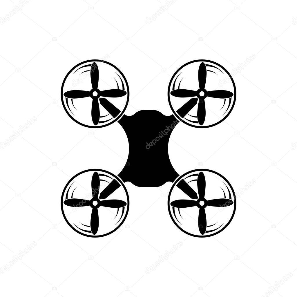 copter icon. vector illustration quadcopter