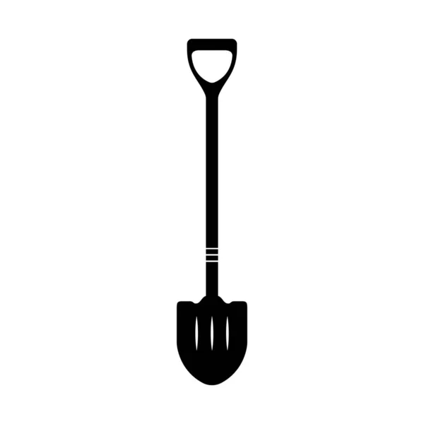 Shovel Icon Vector Illustration Dig White Background — Stock Vector