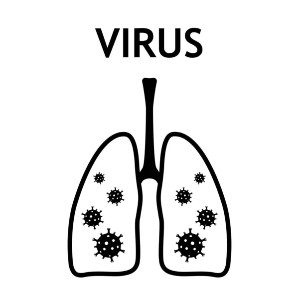 人类隆起的图标 病毒感染 传病媒介图解 — 图库矢量图片