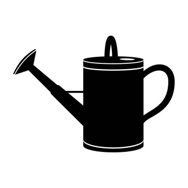 Sulama ikonu. Vektör illüstrasyon bahçe sulama. Bahçe fıskiyesi..