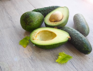 çekmece, metin, diyet, temiz eati için alan taze avokado