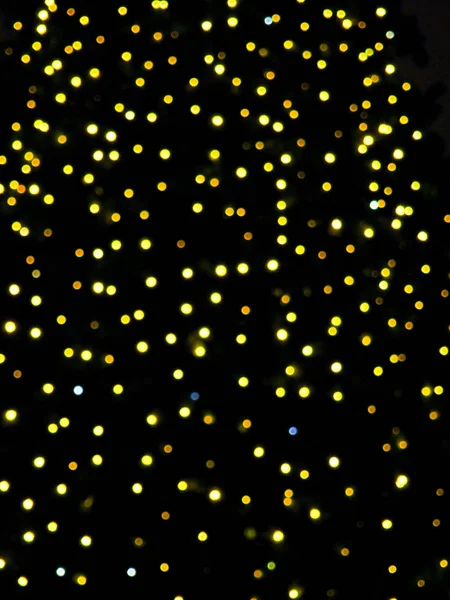 Christmas Bokeh Bakgrund Färgglada Lampor Lampor Suddig Bokeh Bakgrund Från — Stockfoto