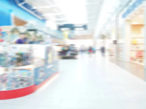 Elvont Elmosódott Polc Minimart Szupermarket Motion Elmosódott Ügyfelek Séta Bevásárlóközpont — Stock Fotó
