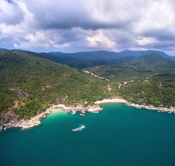 조감도 섬의 파노라마 보기 — 스톡 사진