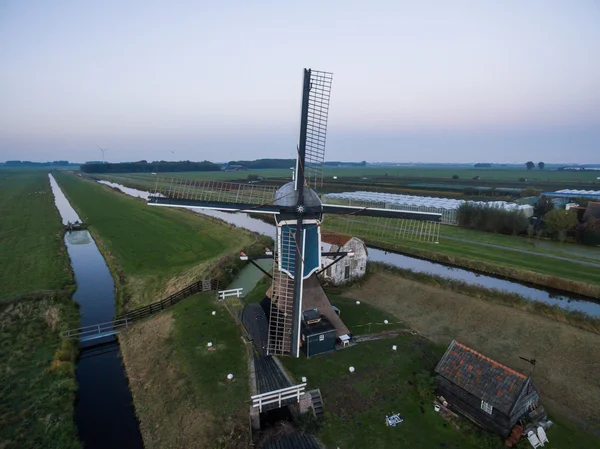 Вид с высоты птичьего полета со стороны холланда, Нидерланды — стоковое фото