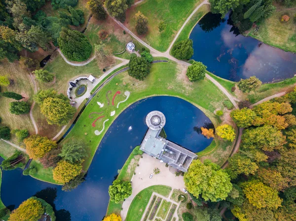 Vista aérea del castillo de Rosendaal, Países Bajos — Foto de Stock