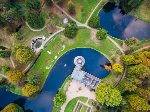 Vista aérea del castillo de Rosendaal, Países Bajos — Foto de Stock