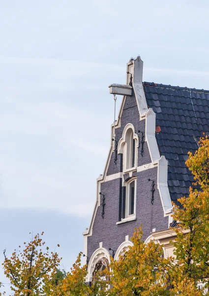 Casa tradicional smal y linda en Holanda — Foto de Stock