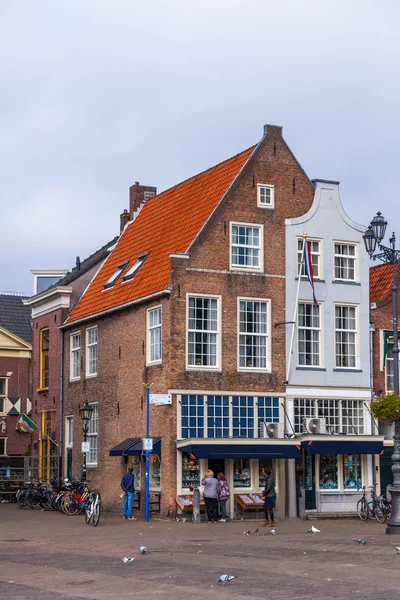 Vista tradicional de la ciudad en Holanda —  Fotos de Stock