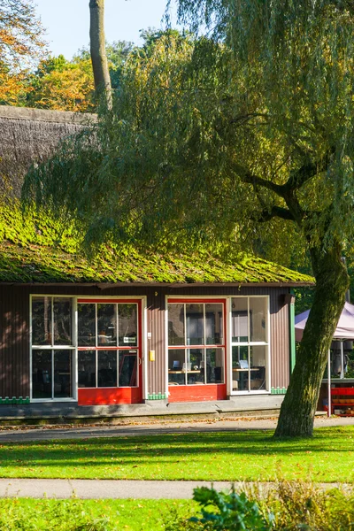 Casa tradicional smal y linda en Holanda — Foto de Stock