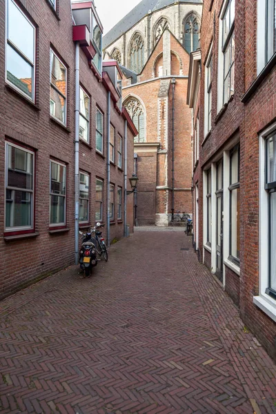 Geleneksel kenti Hollanda'da sokak — Stok fotoğraf