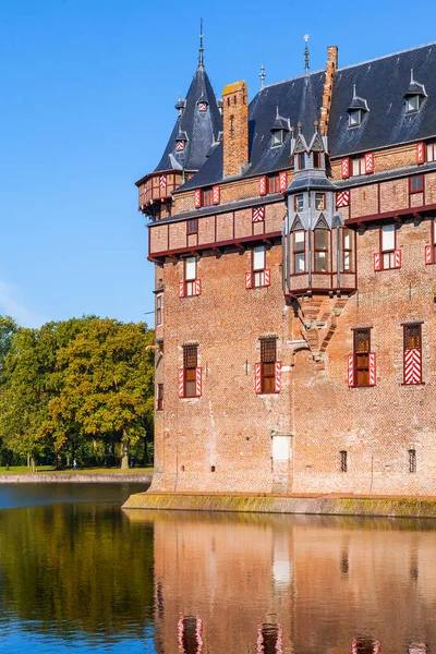 Замок 'де Хаар', в провинции Утрехт, Нидерланды — стоковое фото