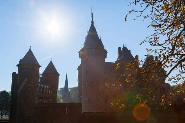 Castillo 'de Haar', en la provincia de Utrecht, Países Bajos — Foto de Stock