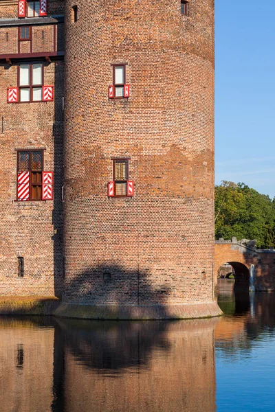 Detalle de cerca del castillo 'De Haar', Países Bajos — Foto de Stock