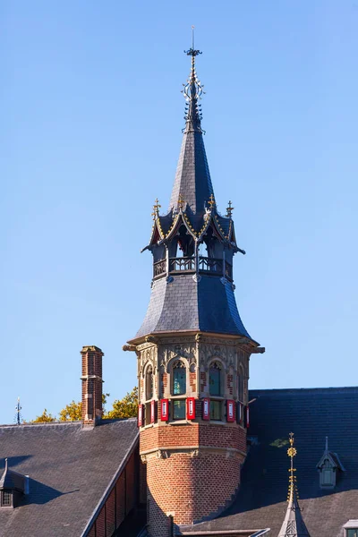 Detalle de cerca del castillo 'De Haar', Países Bajos — Foto de Stock