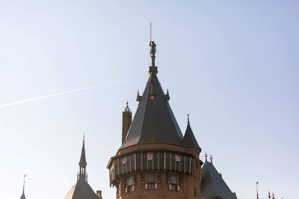 Detalhe detalhado do castelo "De Haar", Países Baixos Imagem De Stock