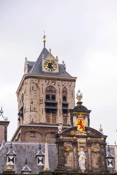 Delft Gotik Katedrali görünümünü — Stok fotoğraf