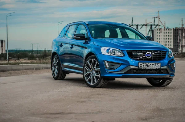 Moskau Russland Mai 2017 Volvo Xc60 Polestar Frontansicht Test Des — Stockfoto