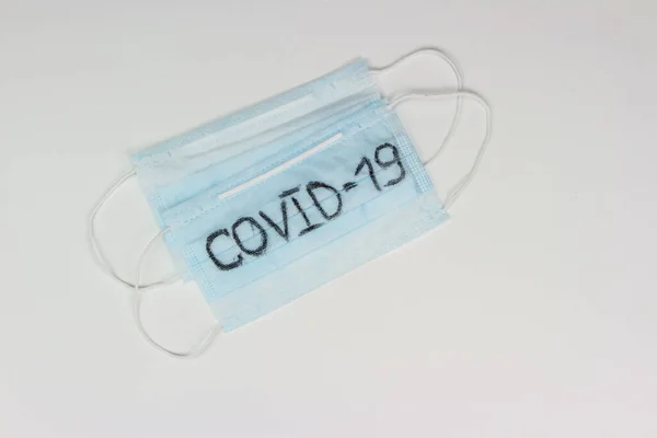 Коронавірус Спалах Коронавірусу 2019 Covid Ncov Wuhan Virus Concept White — стокове фото