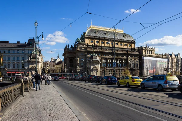 Geniş cadde ve taşıma Prag'da | Prague, Çek Cumhuriyeti, Avrupa'nın sonbahar