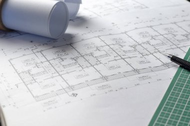 mimari planlar proje planları ile çizim rulolar