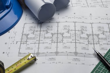 mimari planlar proje planları ile çizim rulolar