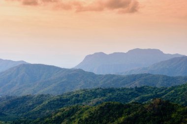 Günbatımı bakmak rock büyük Smoky Dağları Milli Parkı içinde