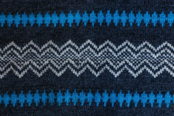 Ornamento su indumenti a maglia — Foto Stock