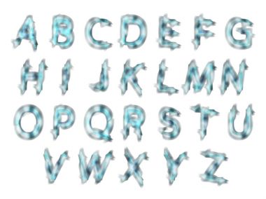 Sanat Tasarım orijinal alfabesi