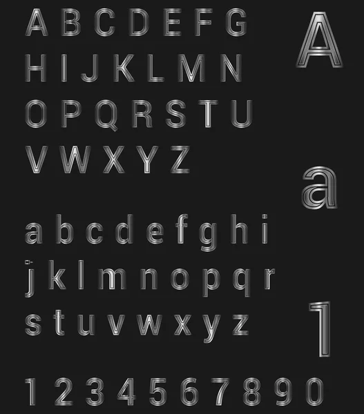 Alfabeto Originale Art Design — Vettoriale Stock