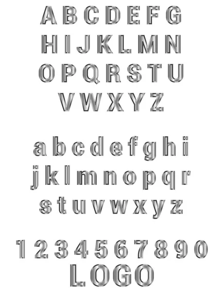 艺术设计原创字母表 — 图库矢量图片