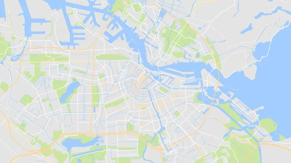 Sanat harita şehir amsterdam
