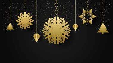 Altın kar tanesi arka plan sanat