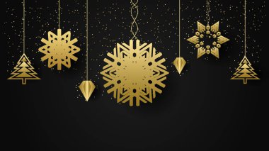 Altın kar tanesi arka plan sanat