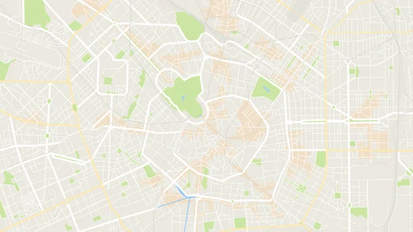 Progettazione Mappa Vettoriale Città — Vettoriale Stock