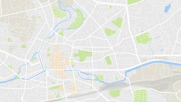 Progettazione Mappa Vettoriale Città — Vettoriale Stock
