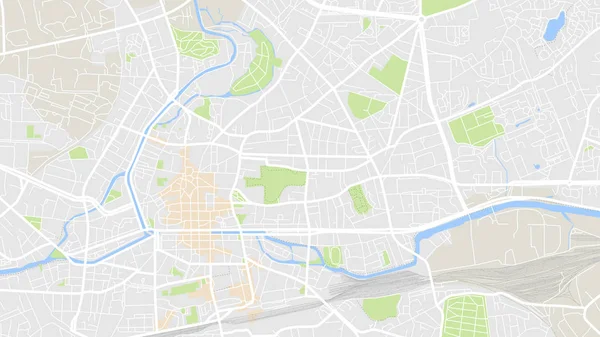 Projekt Wektor Mapa Miasta — Wektor stockowy